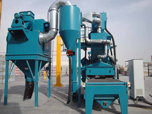 網(wǎng)帶式拋丸機(jī)，拋丸除銹清理機(jī)